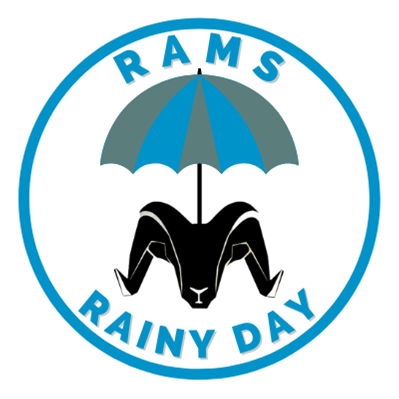 rams rainy day logo