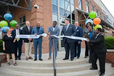 Carytown ribbon cutting