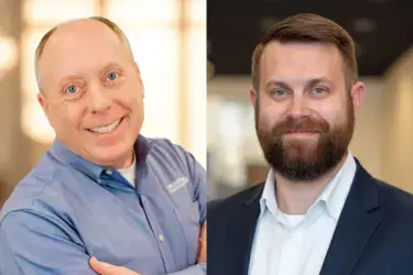 Headshots of VACU employees, Tim Turner and Zach Hatfield
