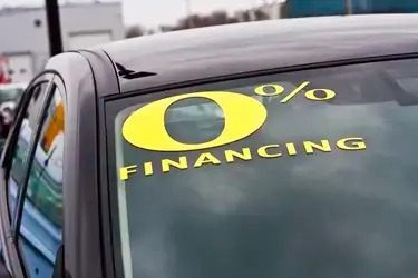 Zero Percent Auto Financing on Car Lot